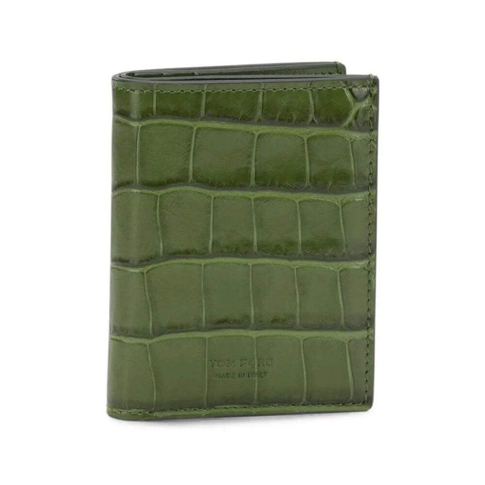 Tom Ford Men Crocodile-Effect Wallet